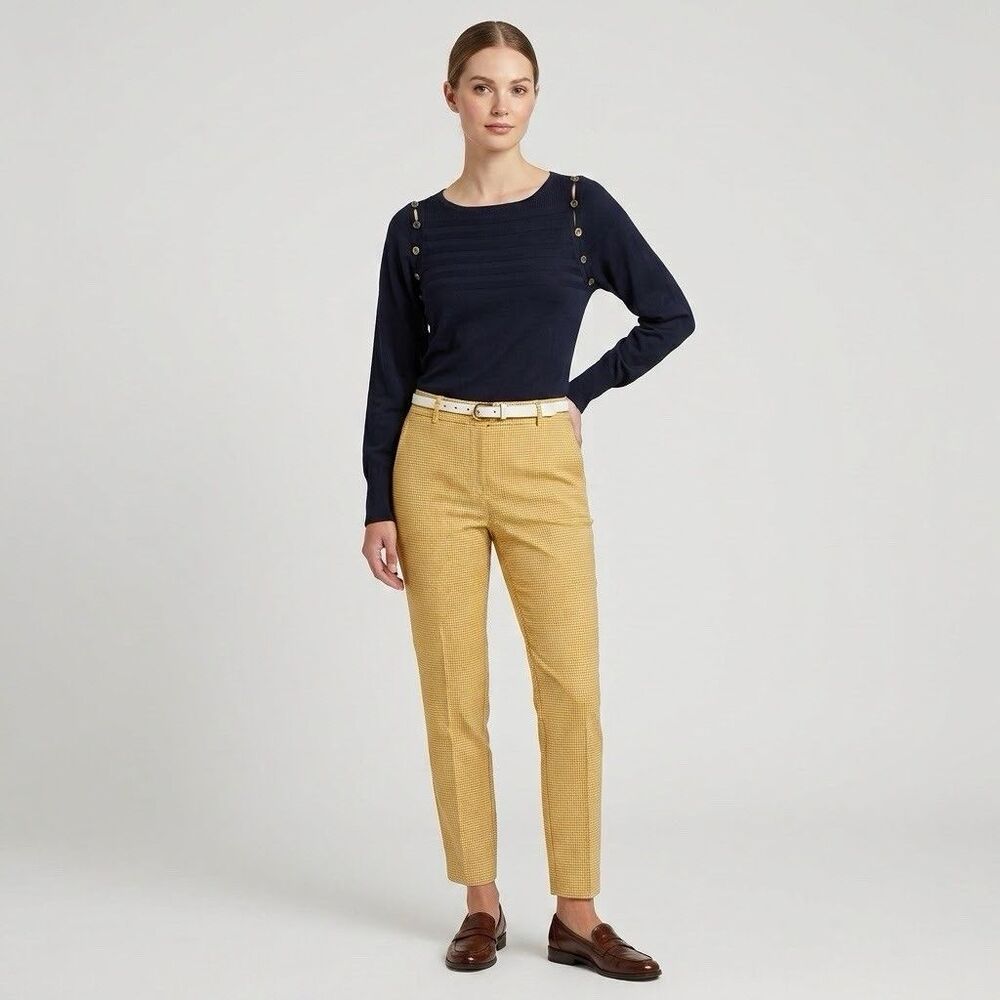 Marc by Marc Jacobs Silk Cashmere Blend Sweater Normandy Blue Button Shoulder M
